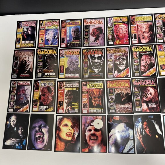 Vtg. 1992 Fangoria Horror Collector Cards Complete Set 90 Cards Comic Images USA - Picture 9 of 14